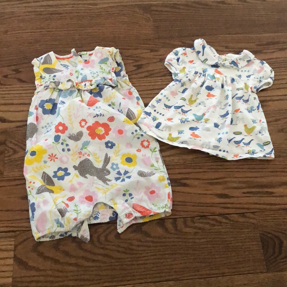 Baby Boden one piece and collar shirt